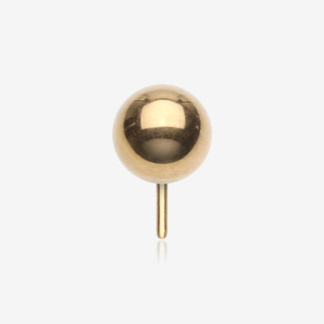 Implant Grade Titanium OneFit Threadless Golden Ball Top Part